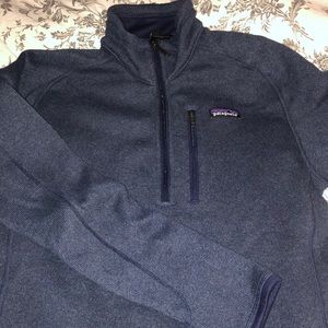 Men’s Patagonia 1/4 Zip Feece Sz Small in New Navy